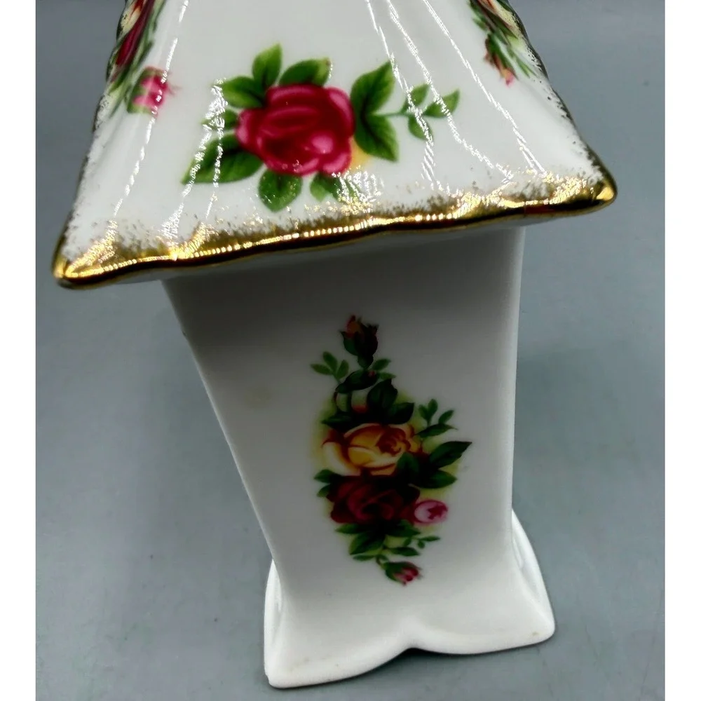 Royal Albert Old Country Roses Bone China Mini Carriage Clock *Doesn't Keep Time - Picture 4 of 15